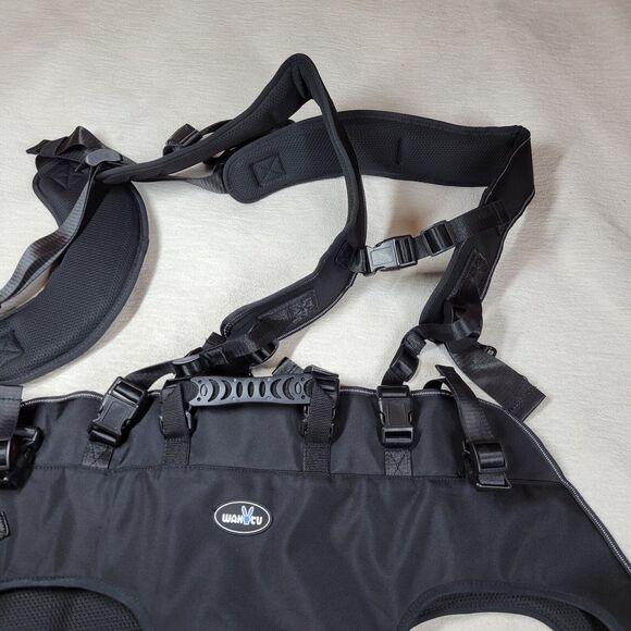 Waktu Dog Carrier Pet Pets Animals Dogs Medium Large Black Transport Luggage - Picture 5 of 11